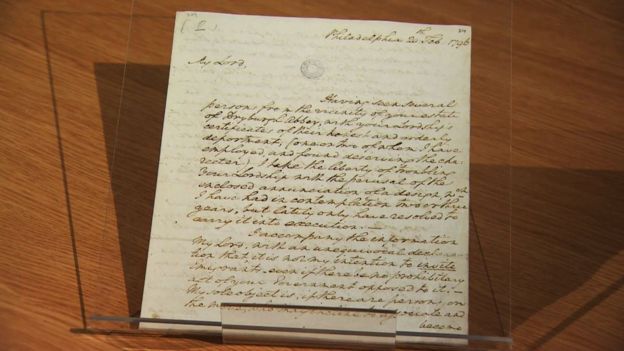 image of George Washington letter